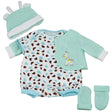 BiBi Outfits - Reborn Doll Clothes (Mint Jacket) (50 cm / 20") by BiBi Doll - UKBuyZone