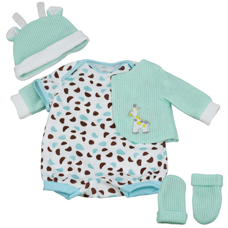 BiBi Outfits - Reborn Doll Clothes (Mint Jacket) (50 cm / 20") by BiBi Doll - UKBuyZone