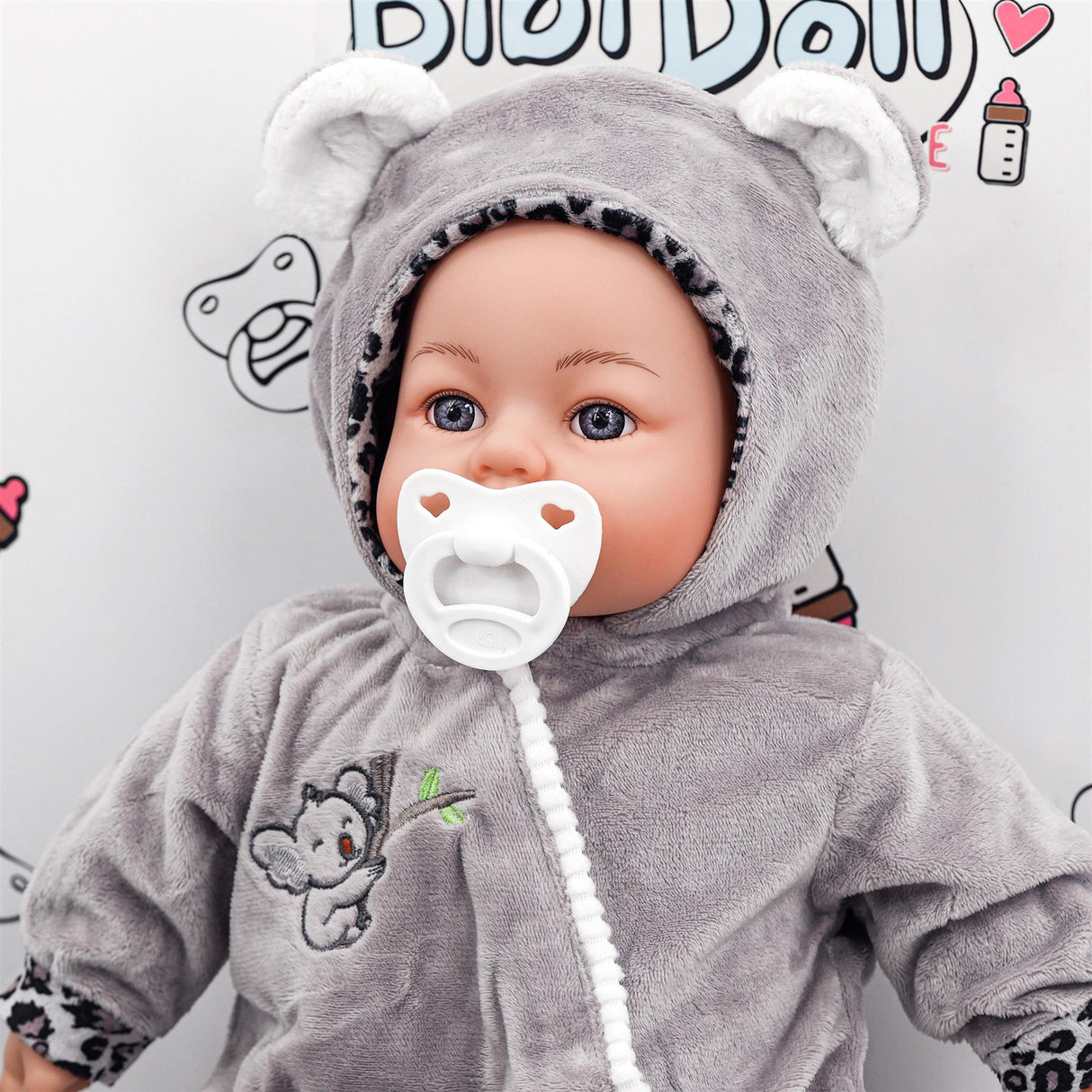 BiBi Outfits - Set of Two Doll Clothes (Koala & Stripy) (45 cm / 18") by BiBi Doll - UKBuyZone
