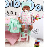 BiBi Outfits - Reborn Doll Clothes (Mint Dress) (50 cm / 20") by BiBi Doll - UKBuyZone