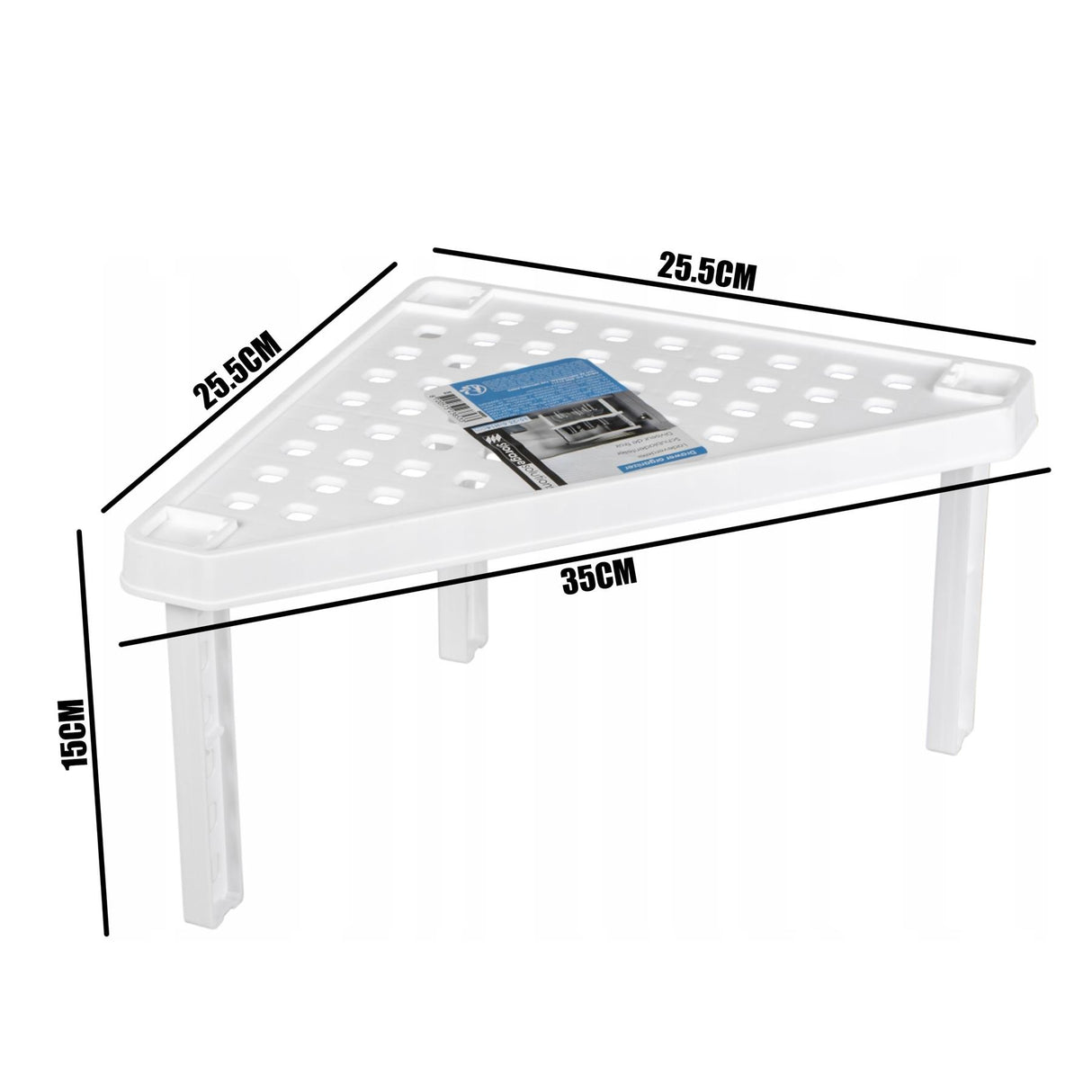 Storage Stackable Corner Shelf by Geezy - UKBuyZone