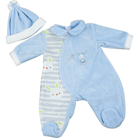 BiBi Outfits - Set of Two Doll Clothes (Blue & Dino) (50 cm / 20") by BiBi Doll - UKBuyZone