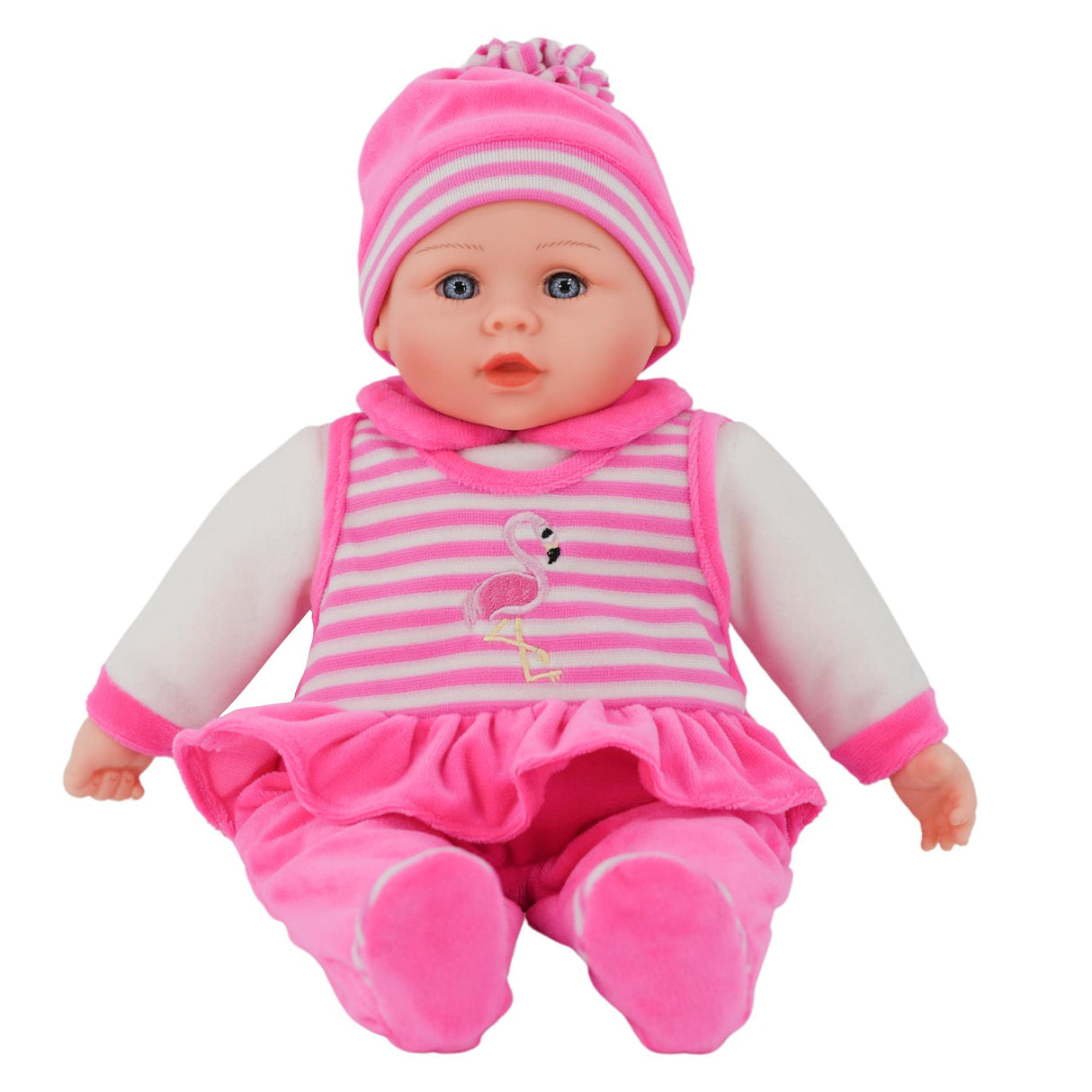 BiBI Baby Girl with Accessories & Bonus Outfit (40 cm / 16") by BiBi Doll - UKBuyZone