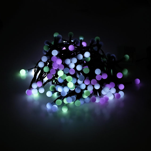 100 Berry Christmas LED Lights Pastel by Geezy - UKBuyZone