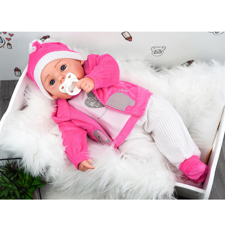 BiBi Outfits - Set of Two Doll Clothes (Pink Elephant & Pink) (50 cm / 20") by BiBi Doll - UKBuyZone