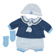BiBi Outfits - Reborn Doll Clothes (Sailor) (50 cm / 20") by BiBi Doll - UKBuyZone