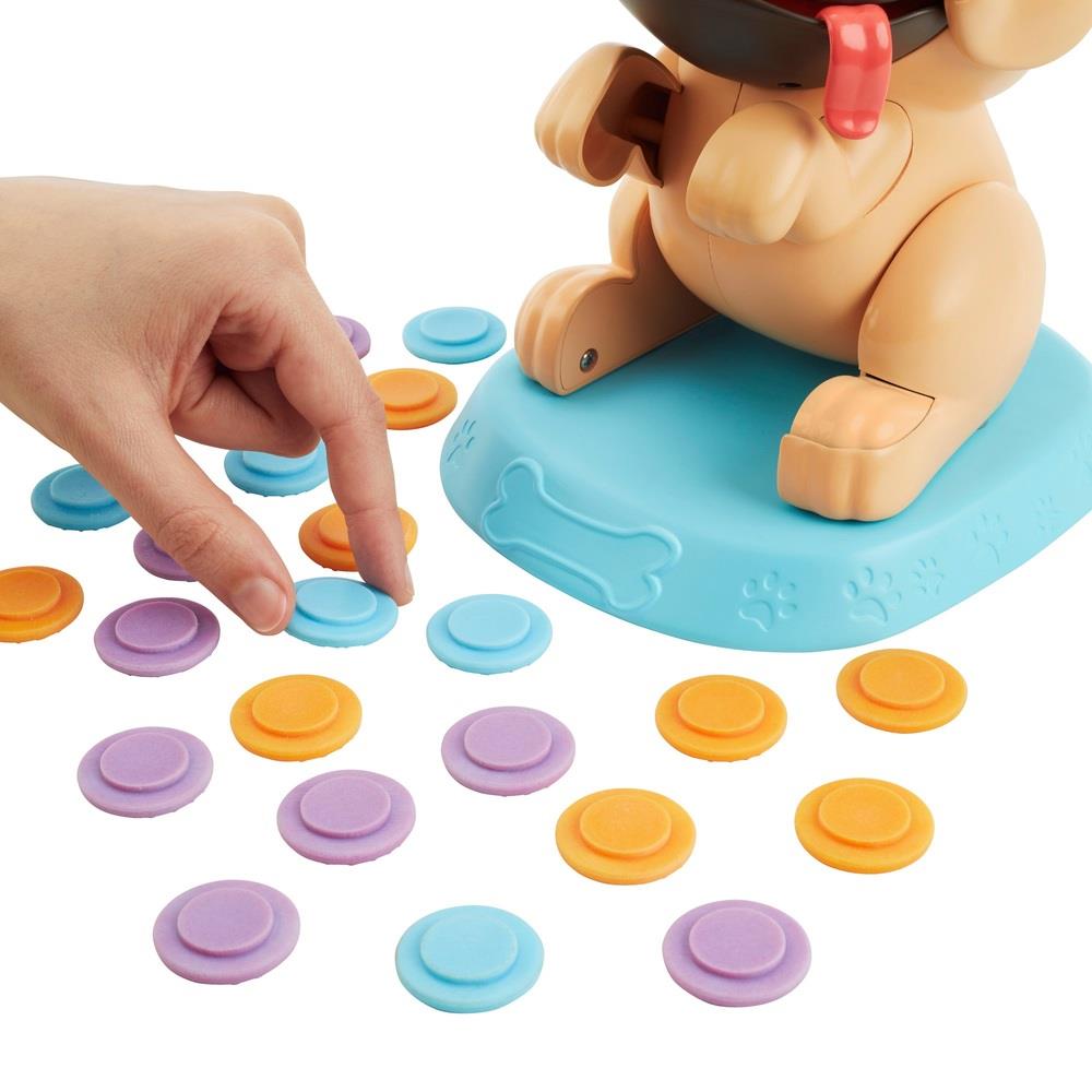 Puglicious Kids Game, Dog Treat-Stacking Challenge with Hungry Puppy by Mattel - UKBuyZone