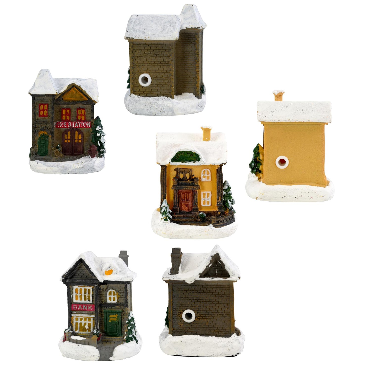 10pc Christmas Village Set by The Magic Toy Shop - UKBuyZone