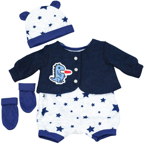 BiBi Outfits - Reborn Doll Clothes (Navy) (50 cm / 20") by BiBi Doll - UKBuyZone