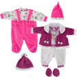 BiBi Outfits - Set of Two Doll Clothes (Hot Pink & Purple Coat) (45 cm / 18") by BiBi Doll - UKBuyZone