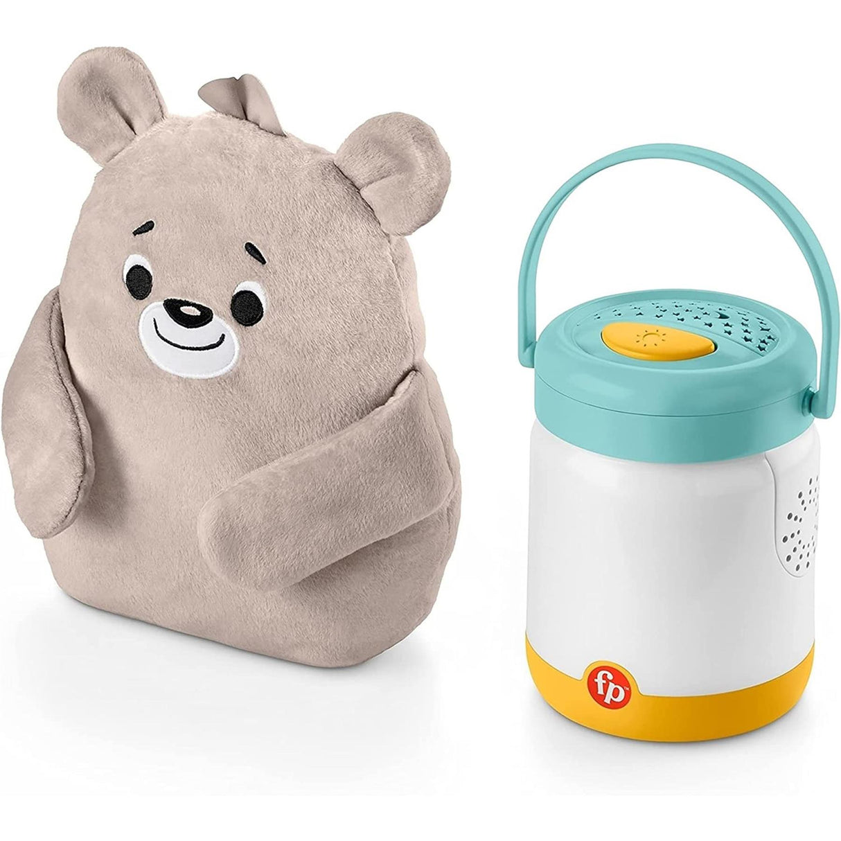 Twinkle Teddy Firefly Soother With Calming Music by Fisher Price - UKBuyZone