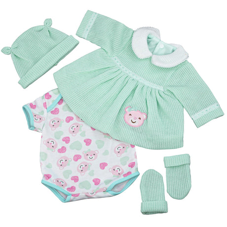 BiBi Outfits - Reborn Doll Clothes (Mint Dress) (50 cm / 20") by BiBi Doll - UKBuyZone