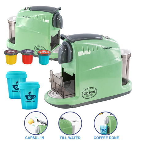 Kids coffee Maker Role Play Set by The Magic Toy Shop - UKBuyZone