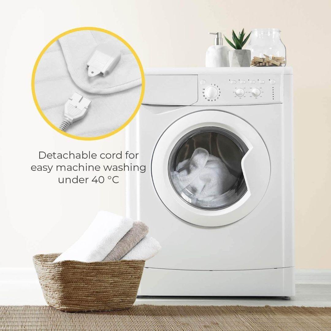 Electric Heated Blanket with 3 Heat Setting Controller by GEEZY - UKBuyZone