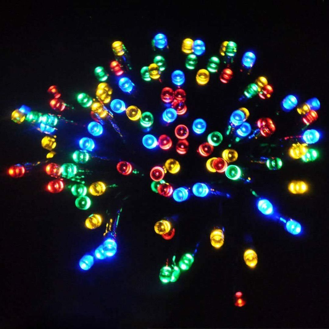 Multicoloured LED String Outdoor Lights by GEEZY - UKBuyZone