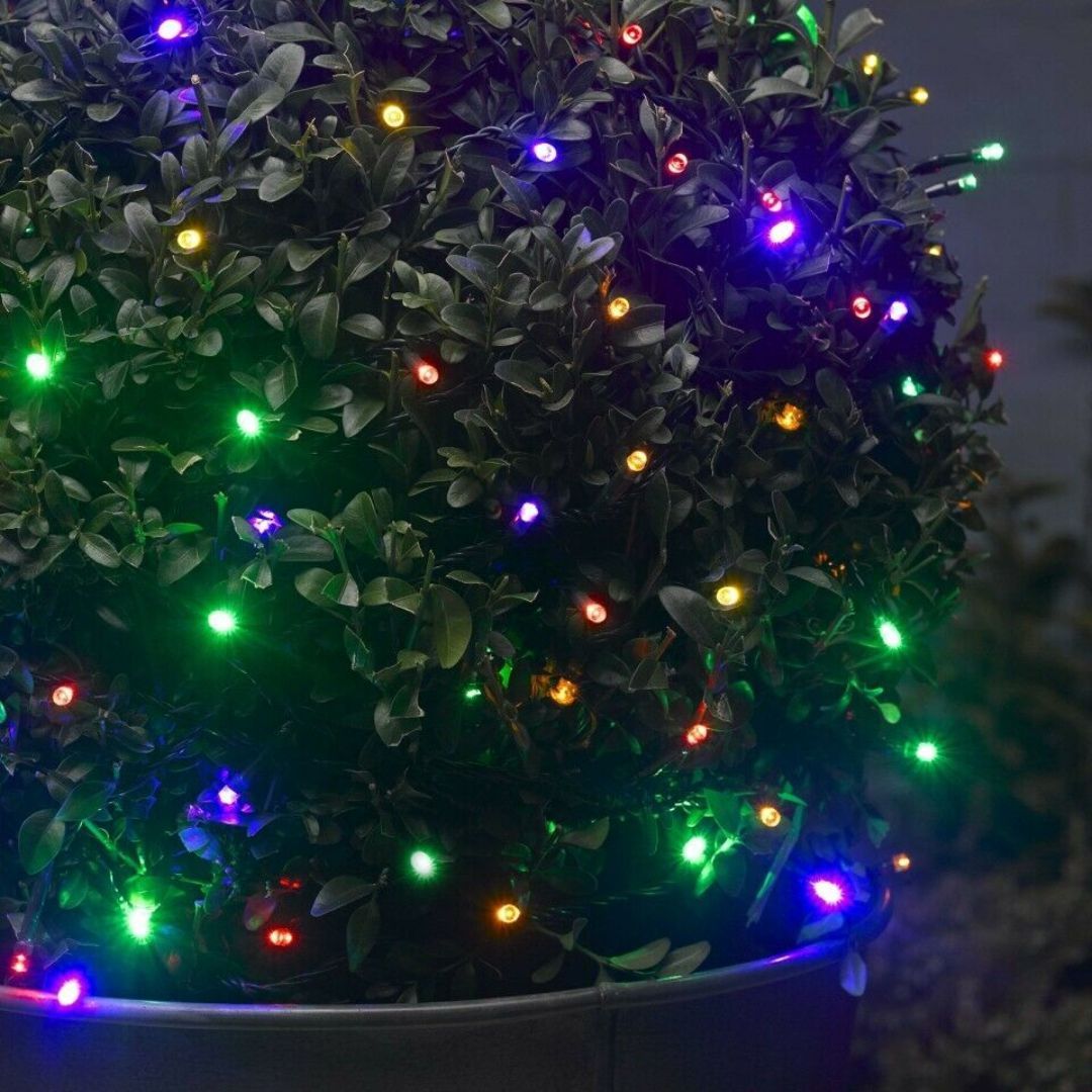 Multicoloured LED String Outdoor Lights by GEEZY - UKBuyZone