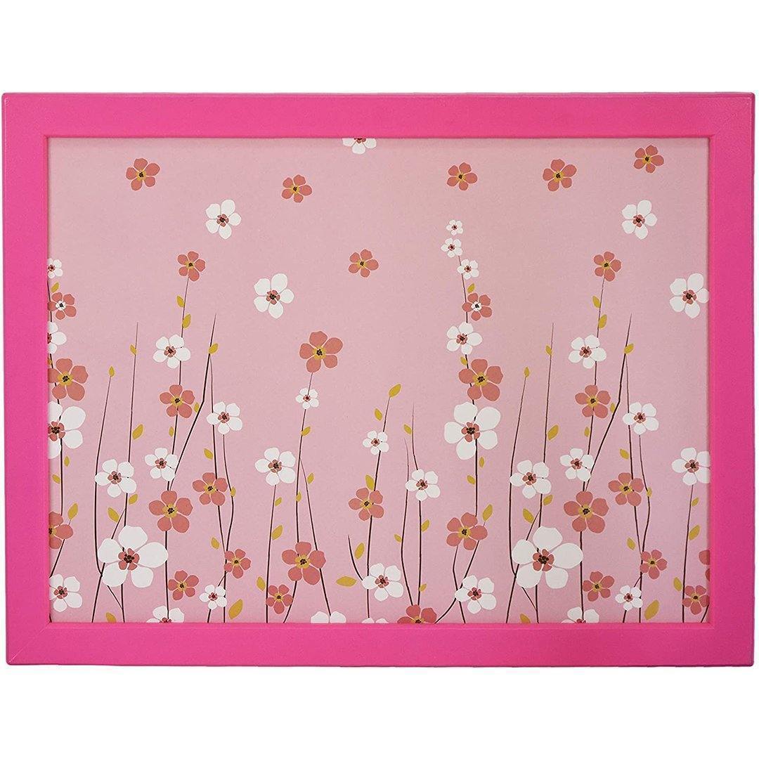 Flowers Lap Tray With Bean Bag Cushion by MTS - UKBuyZone