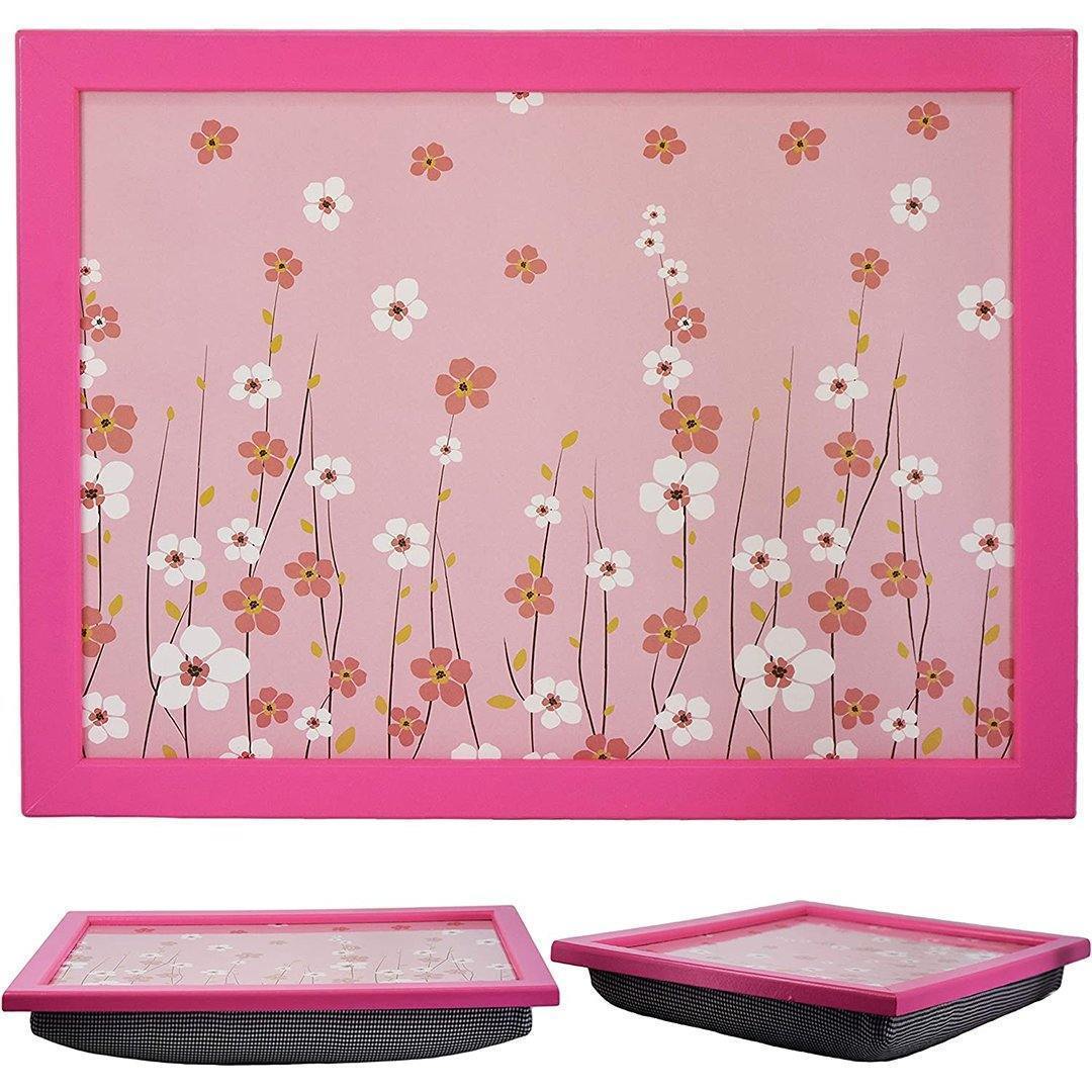 Flowers Lap Tray With Bean Bag Cushion by MTS - UKBuyZone