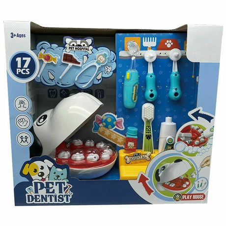 17 PCS Kids Pets Dentist Play Set by The Magic Toy Shop - UKBuyZone