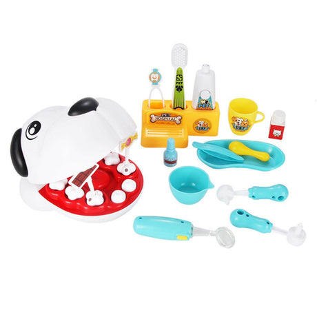 17 PCS Kids Pets Dentist Play Set by The Magic Toy Shop - UKBuyZone