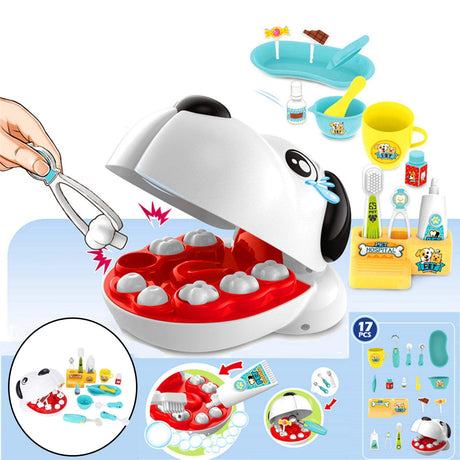 17 PCS Kids Pets Dentist Play Set by The Magic Toy Shop - UKBuyZone