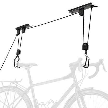Bike Bicycle Lift Ceiling Mount Hanging Rack by GEEZY - UKBuyZone
