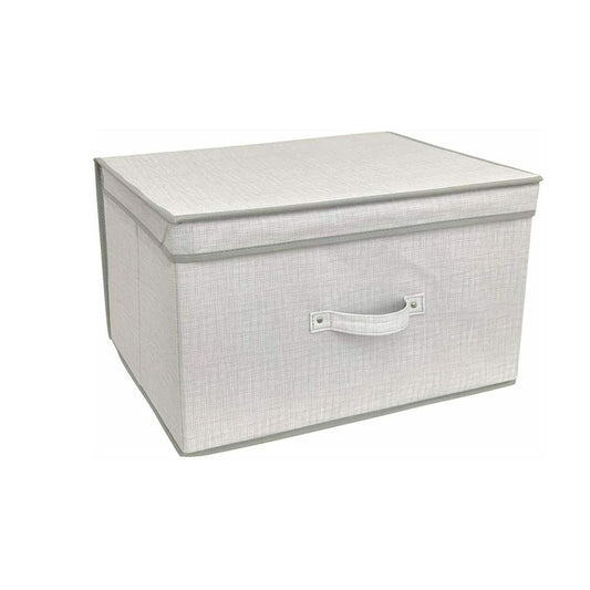 Linen Natural Large Storage Box by The Magic Toy Shop - UKBuyZone