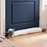 Novelty White Sheep Draught Excluder for Doors