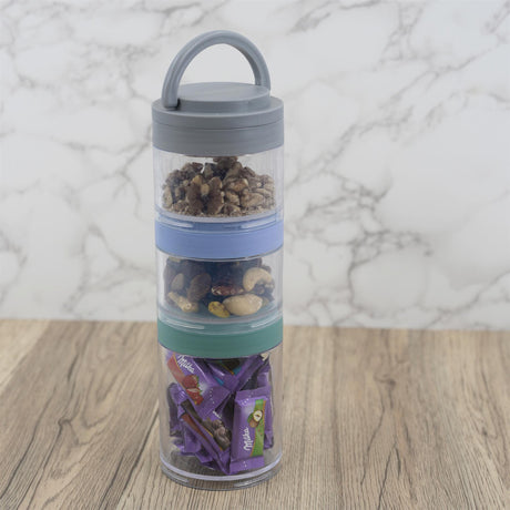 Stackable Tower Snack Food Container by Geezy - UKBuyZone