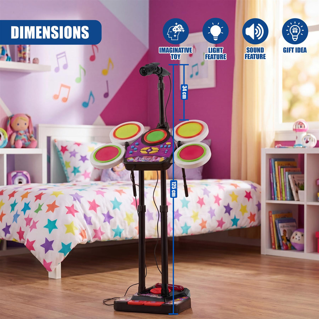 Electronic Drum Kit Playset