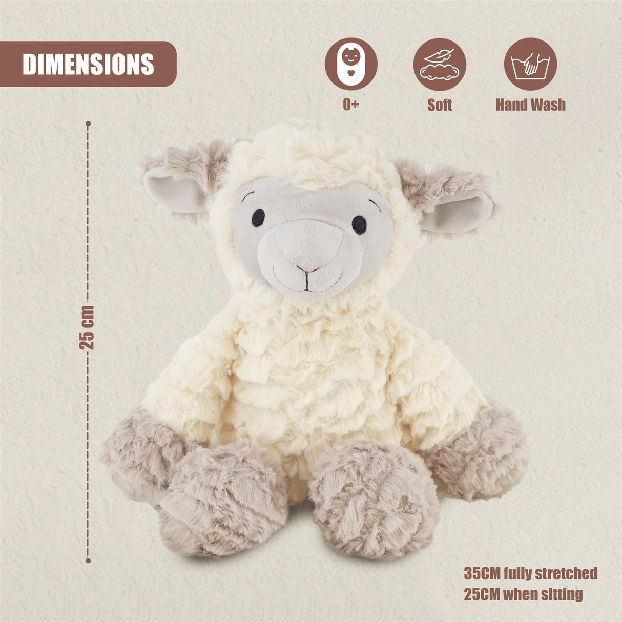 Plush Super Soft Lamb Cuddly Toy