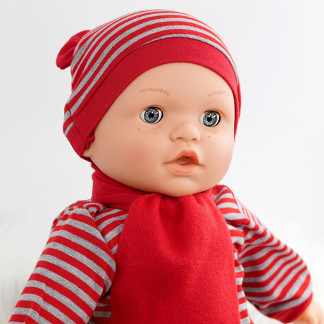 Sleeping Boy Dolls with Freckles, Sounds and Dummy by BiBi Doll - UKBuyZone