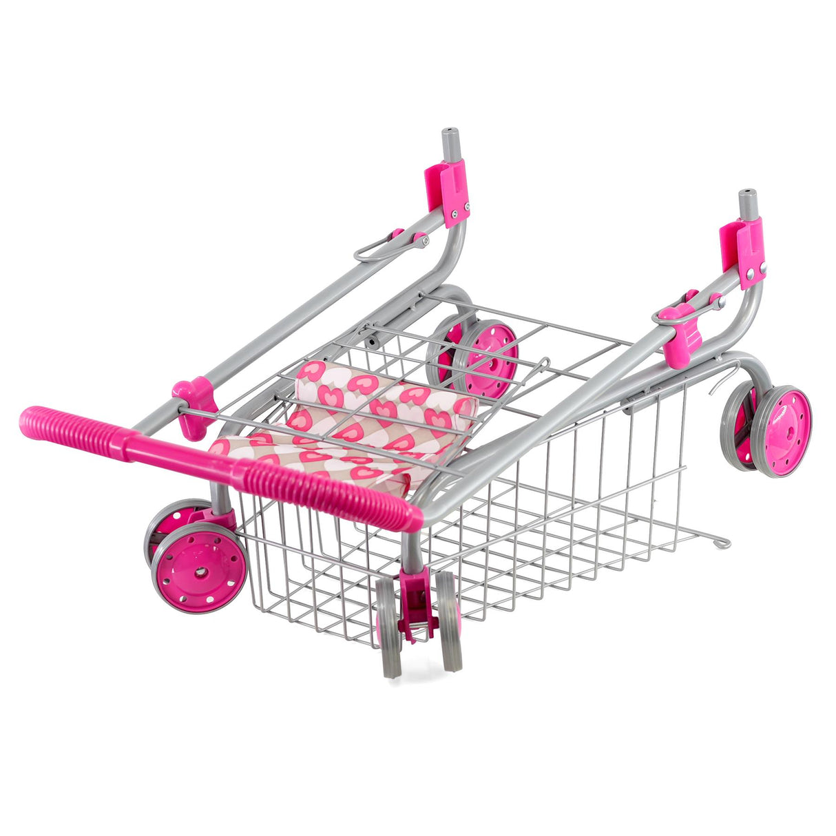 BiBi Doll Kids Shopping Trolley With Doll Seat