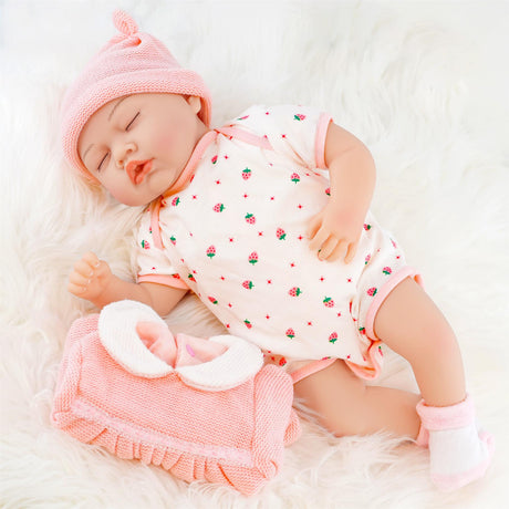 Reborn Sleeping Baby Girl Doll by BiBi Doll - UKBuyZone