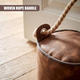 Faux Leather Door Stop