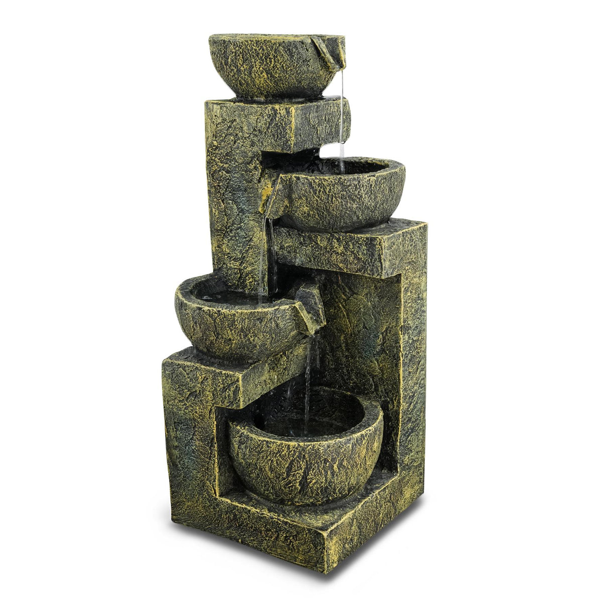 GEEZY 4 Tier Water Feature Outdoor With LED