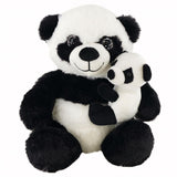 9.5" Mum & Baby Panda Soft Toy