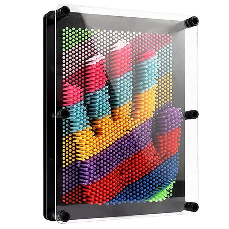 Rainbow 3D Plastic Pin Art by The Magic Toy Shop - UKBuyZone