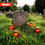 Set of 2 LED Grave Candles