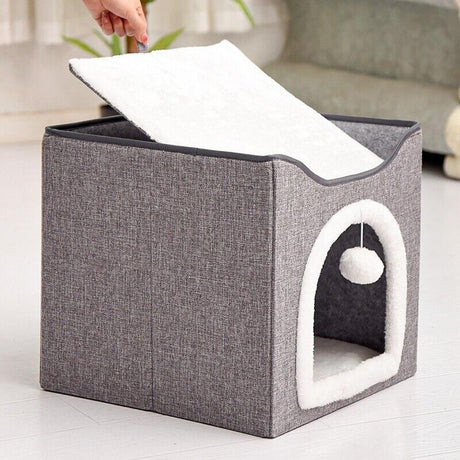 GEEZY Foldable Cosy Cat Houses