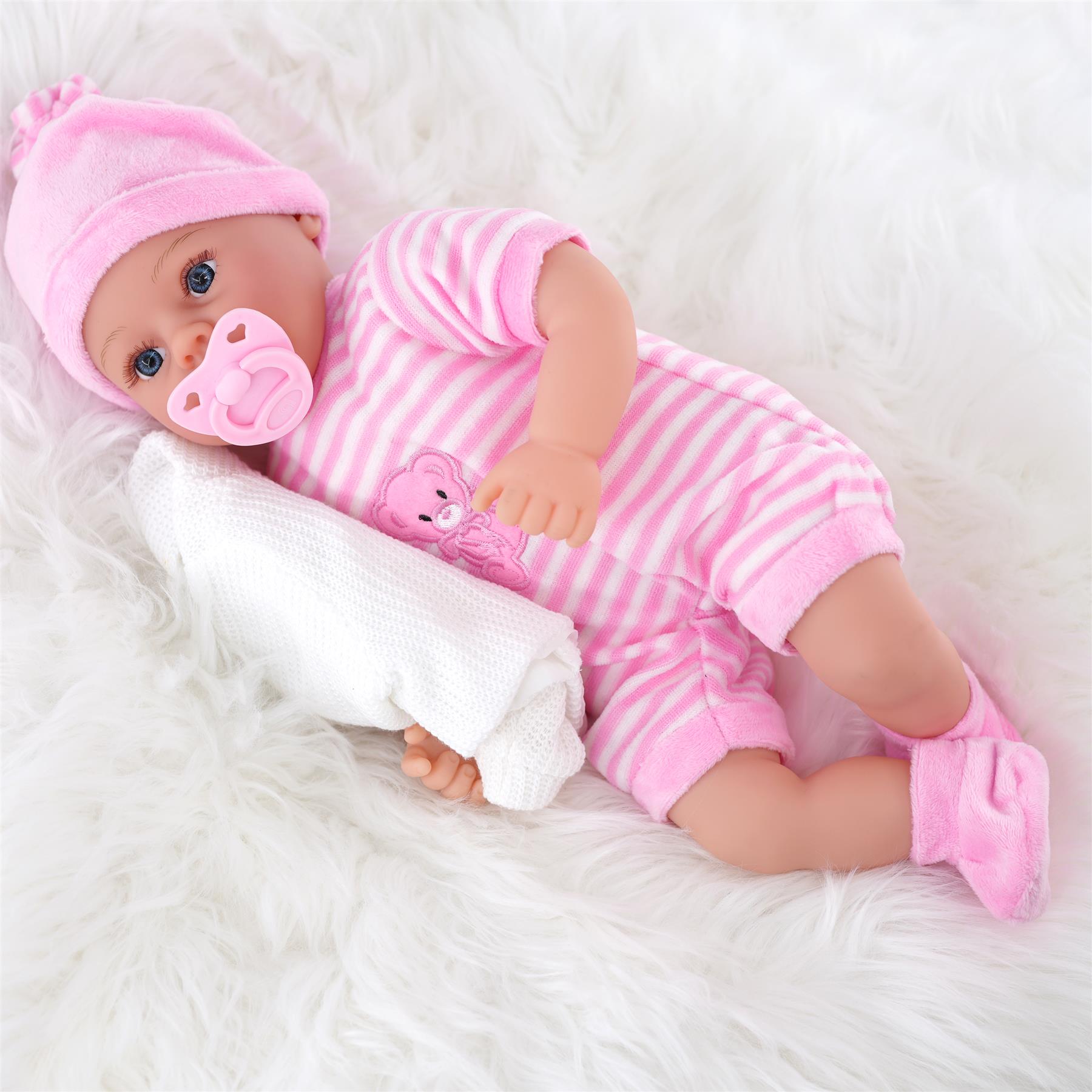 Baby Doll With Dummy & Sounds Pink by BiBi Doll - UKBuyZone
