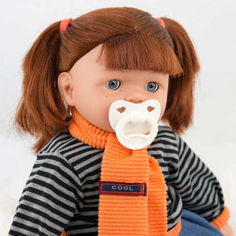 BiBi Sleeping Ginger Girl Doll (45 cm / 18") by BiBi Doll - UKBuyZone