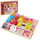 Kids Wooden Ice Cream Shop Set Role Play Toys by The Magic Toy Shop - UKBuyZone