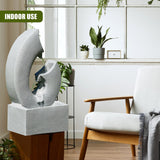 Horn Water Feature Outdoor With LED by GEEZY - UKBuyZone