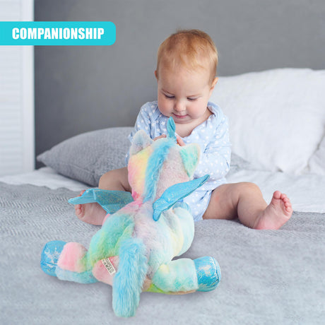 Unicorn with Sparkling Wings - Soft Toy by The Magic Toy Shop - UKBuyZone