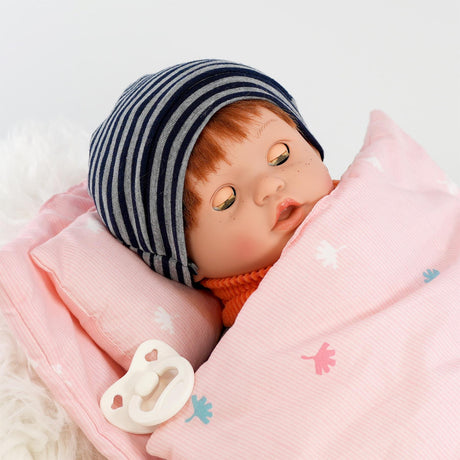 BiBi Sleeping Ginger Boy Doll (45 cm / 18") by BiBi Doll - UKBuyZone