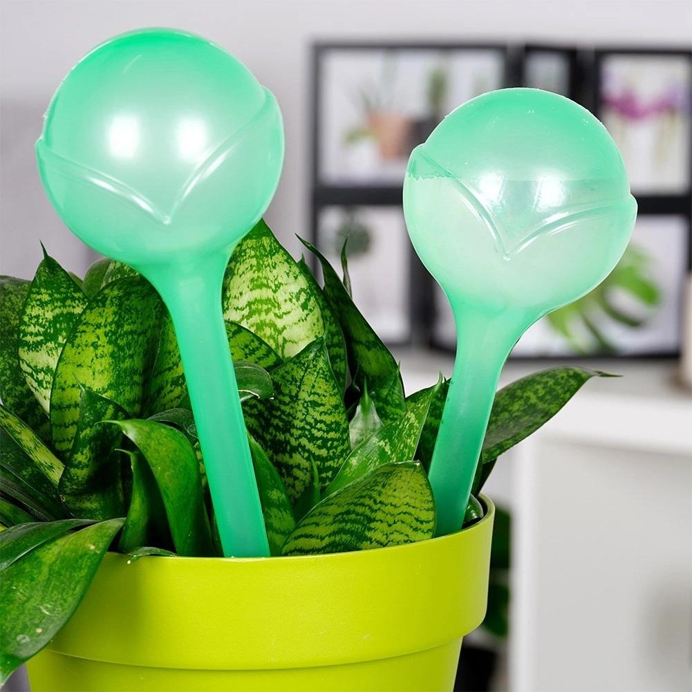 GEEZY Automatic Plant Watering Green Globes Pack of 2