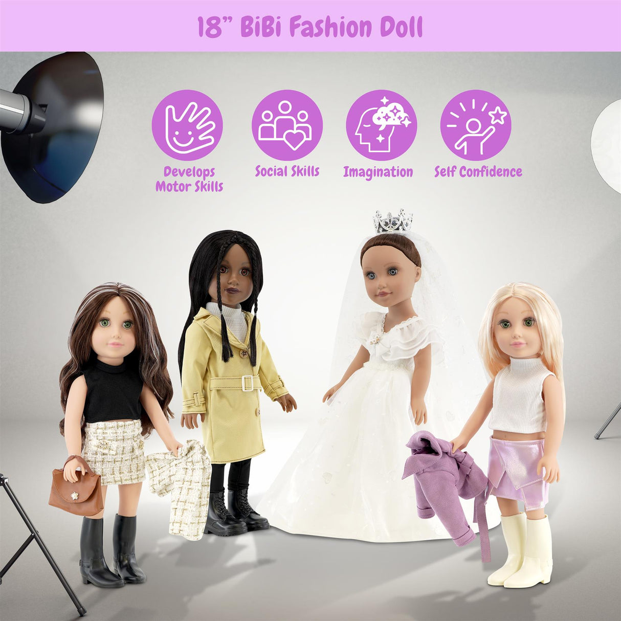 BiBI Fashion Doll "ASHLEY" (47 cm / 18")