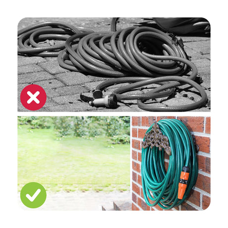 GEEZY Cast Iron Garden Hose Holder