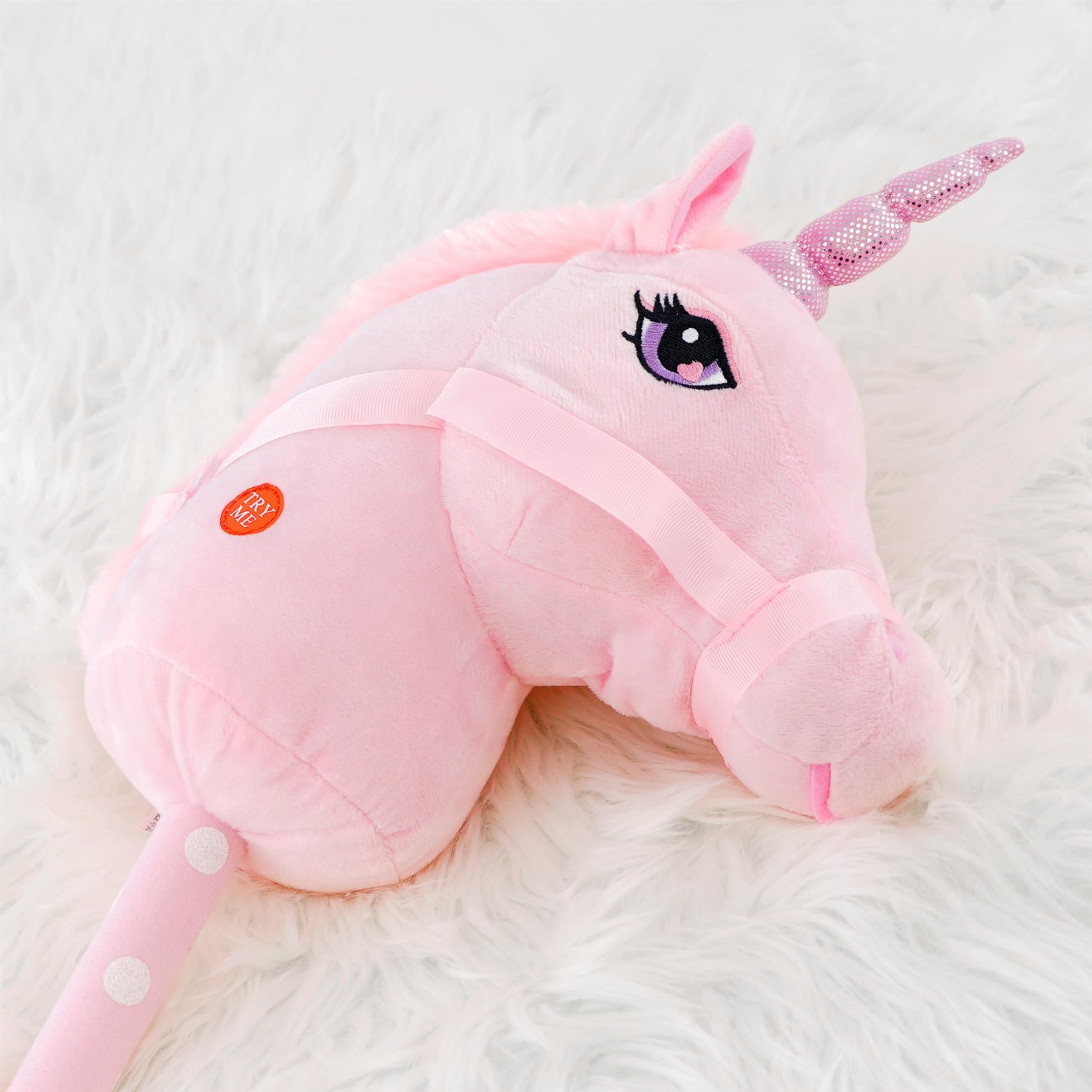 Pink Hobby Horse Unicorn by The Magic Toy Shop - UKBuyZone